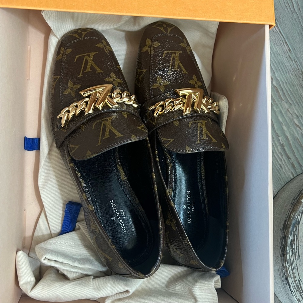 Louis Vuitton Upper Case Loafer, Box and dust bag included